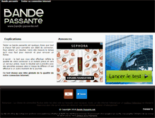 Tablet Screenshot of bande-passante.net